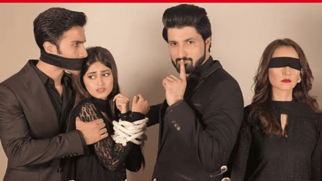 Syed Jibran, Sajal Ali and Feroz Khan Drama Chup Raho. 