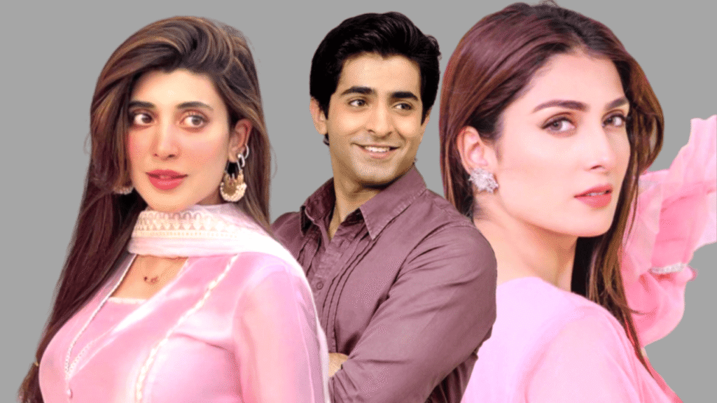 Ayeza Khan, Urwa Hocane and Sheryar Munawar Drama Kahi Ankahi 